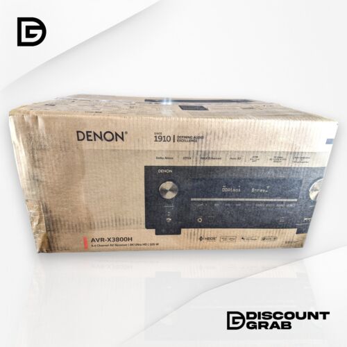 Denon AVR-X3800H Récepteur AV Home Cinéma 9,4 canaux 8K Ultra HD