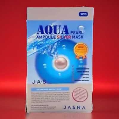 JASNA Silver Infused Pearl Ampoule Face Mask x10 Sheet Mask BNIB