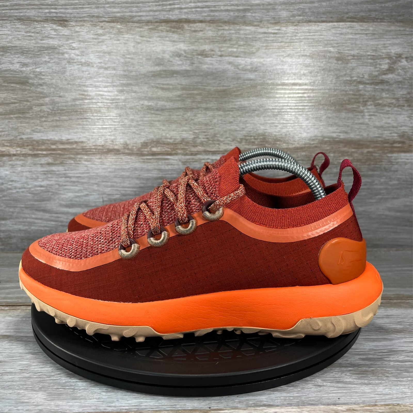 SAOLA Scarpe da corsa Allbirds uomo trail runner SWT Diablo arancione stringate taglia 9