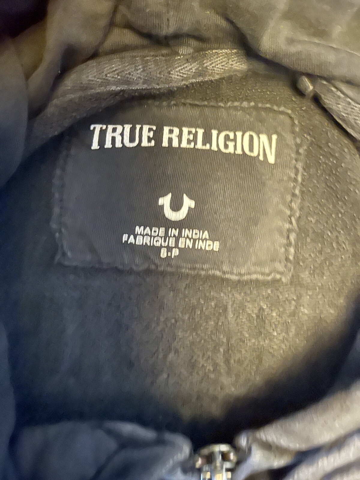 Black True Religion Hoodie Size Small eBay