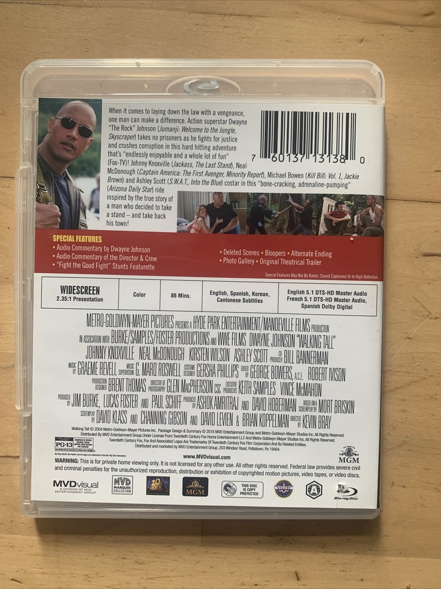 Walking Tall [Very Good Blu-ray - 2004] MVD Special Ed