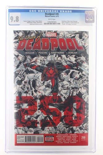 Deadpool #45 - Marvel Comics 2015 CGC 9.8 Hawthorne, Pallot, Kirby, Nourigat, Na