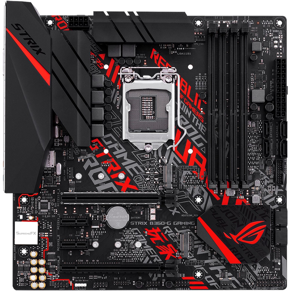 FOR ASUS ROG Strix B360-G Gaming Motherboard Supports 64GB DDR4