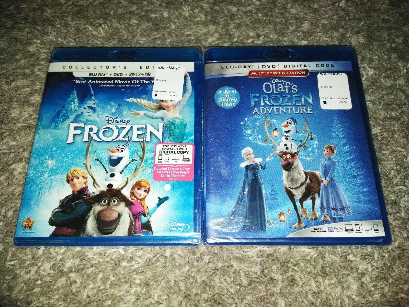 Frozen 3-Movie Collection - DVD / I + II + Olaf's Frozen Adventure