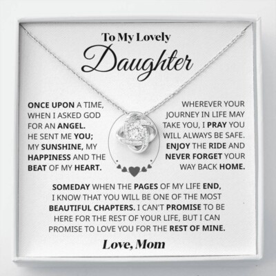 To My Daughter necklace Birthday Graduation meaningful Gift from Mom