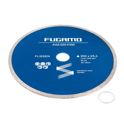 Diamanttrennscheibe für Fliesen 200 mm x 25,4 mm Trennscheibe Keramik Kacheln