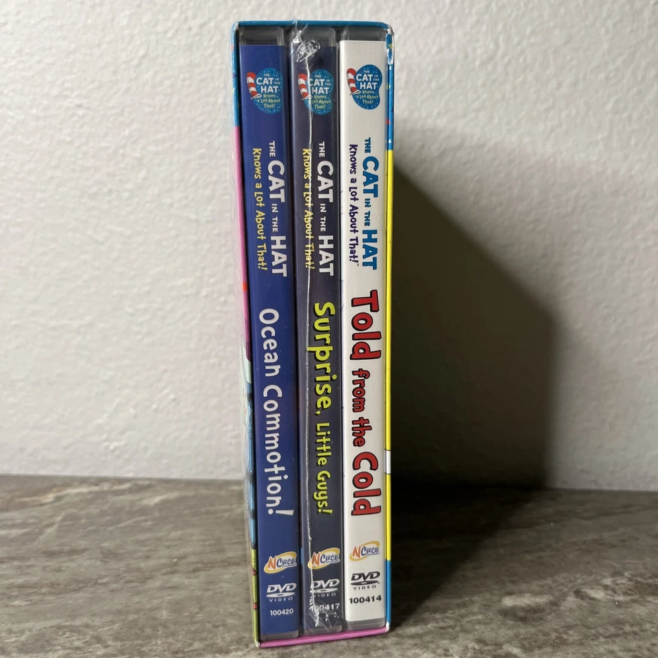 The Cat In The Hat Knows A Lot About That! 3 DVD pack New Sealed - Image 2 of 4