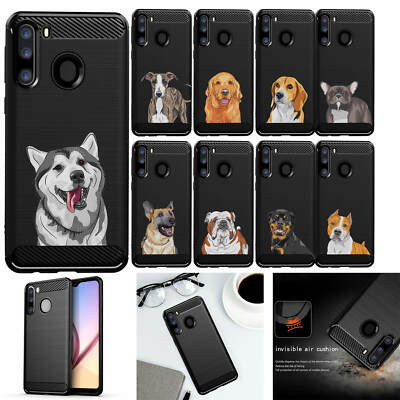 Case For [Samsung Galaxy A21][Flex TPU Fiber SET9] textured Slim Cover