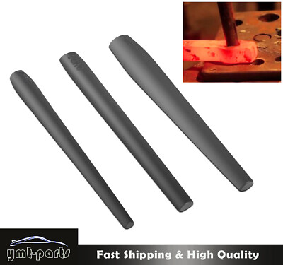 3Pcs Blacksmith Knifemakers Tomahawk Large Hammer Mouse Ax Eye Drifts Tool Kit