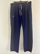 FIGS Technical Collection Scrub Pants Men  s XXL Navy Blue Drawstring Pockets