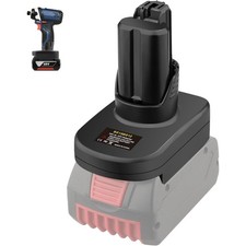 Adapter Converter for Bosch GBA 18V BAT Battery to Bosch 10.8V-12V Power Tool