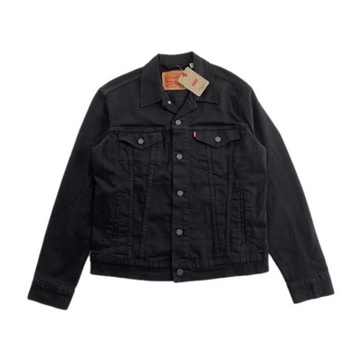 Neu mit Etikett Levi s schwarze Denim Typ 3 Trucker-Jacke | Größe Medium | 100 % Baumwolle