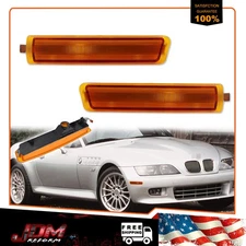 FOR BMW E36 Z3 M COUPE M ROADSTER AMBER LENS FRONT BUMPER SIDE MARKER 1996-2002