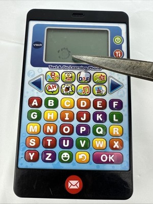 VTech Toy ABC Text And Go Learning Phone Educational Letters Vocab Age 2-5 Read