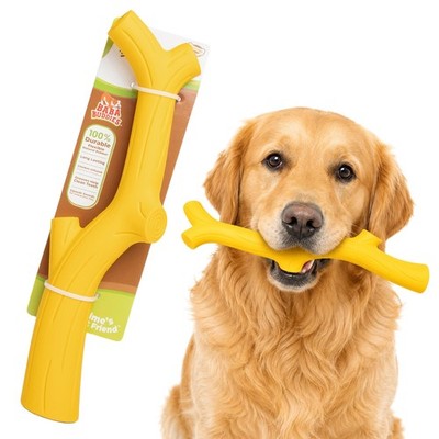 Twiggy Dog Chew Toy for Aggressive Chewers Chicken Flavored