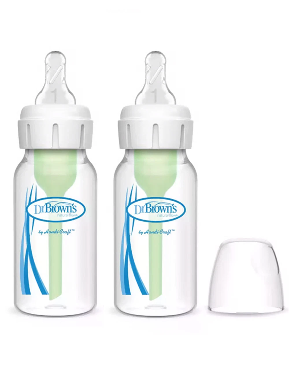 Dr. Brown's 2-Pack 4 oz. Anti-Colic Baby Bottles - white, one size