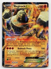 Regirock EX Ultra Rare XY - Fates Collide 43/124 Pokemon TCG