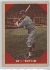 1960 Fleer Baseball Greats Kiki Cuyler #75 HOF 1fk5