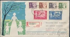 LS87846 Belgium 1954 anti-tuberculosis registered FDC used