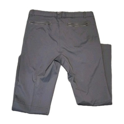Nike Golf Tour Performance Dri-FIT Gray Khakis Pants 35x32 Men's Active Golf
