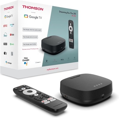 Thomson Streaming Box 270 Plus, !!!Get World Cup Ready, Sprachsteuerung, Google TV