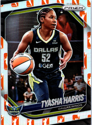 Tyasha Harris 2025 Panini Prizm WNBA Logo Prizm #130 Wings Indiana Fever