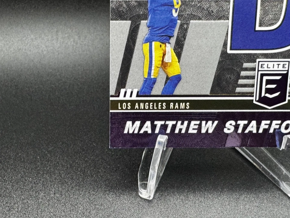 2022 Panini Donruss Elite Matthew Stafford Spellbound D /349 Los Angeles Rams - Image 2 of 4