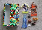 Vintage Barbie Clone 1970s EATON'S CASE CLOTHES LOT MONTGOMERY WARD BARBIE CROWD