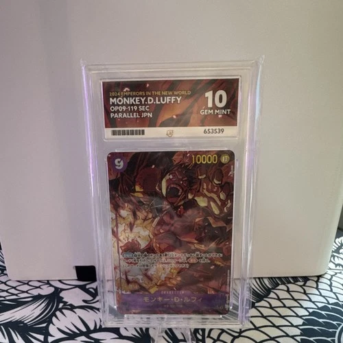 Ace Grading 10 Monkey D. Luffy OP09-119 SEC Parallel Japanese
