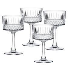 Cocktailgläser Weingläser Stiel Glas transparent 500ml - 4er-Set 