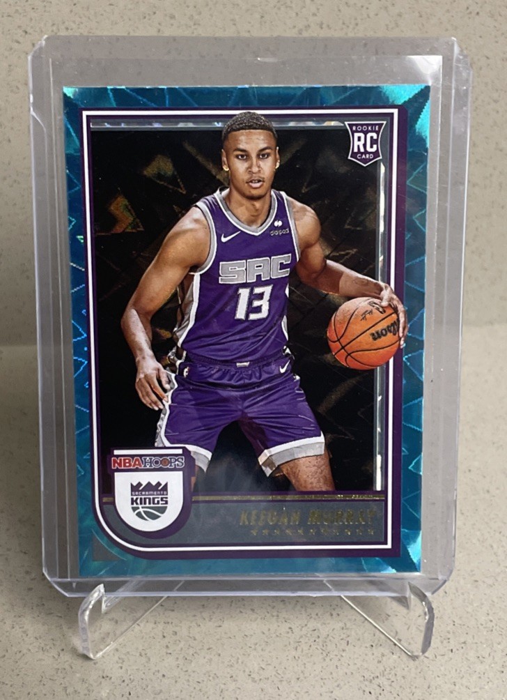 Keegan Murray Teal Explosion Rookie Card 22-23 Panini NBA Hoops #234 Kings RC🩵