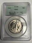1942-P OGH PCGS MS65 Walking Liberty Silver Half Dollar, Lustrous 50c U.S. Coin