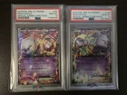 PSA 10 GEM MINT 2015 POKEMON JAPANESE XY PROMOS MEWTWO EX #190 & #191