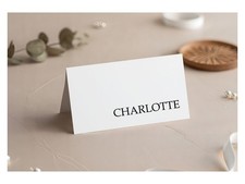 PERSONALISED Place Cards Wedding Name Meal Table Setting Seating Plan Corporate