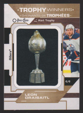 Leon Draisaitl 2021-22 O-Pee-Chee Trophy Winners Patch #P-61 Hart Trophy Oilers