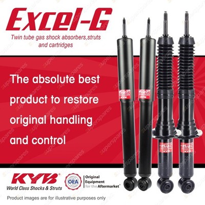 Front + Rear KYB EXCEL-G Shocks for TOYOTA Landcruiser Prado RZJ95