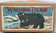 Mechanical Wind-Up Bear Made in Occupied Japan W/Box