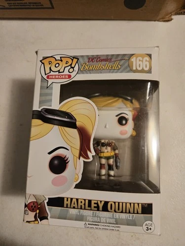 Funko Pop! Vinyl Harley Quinn DC Comics Bombshells #166 Collectible Figure