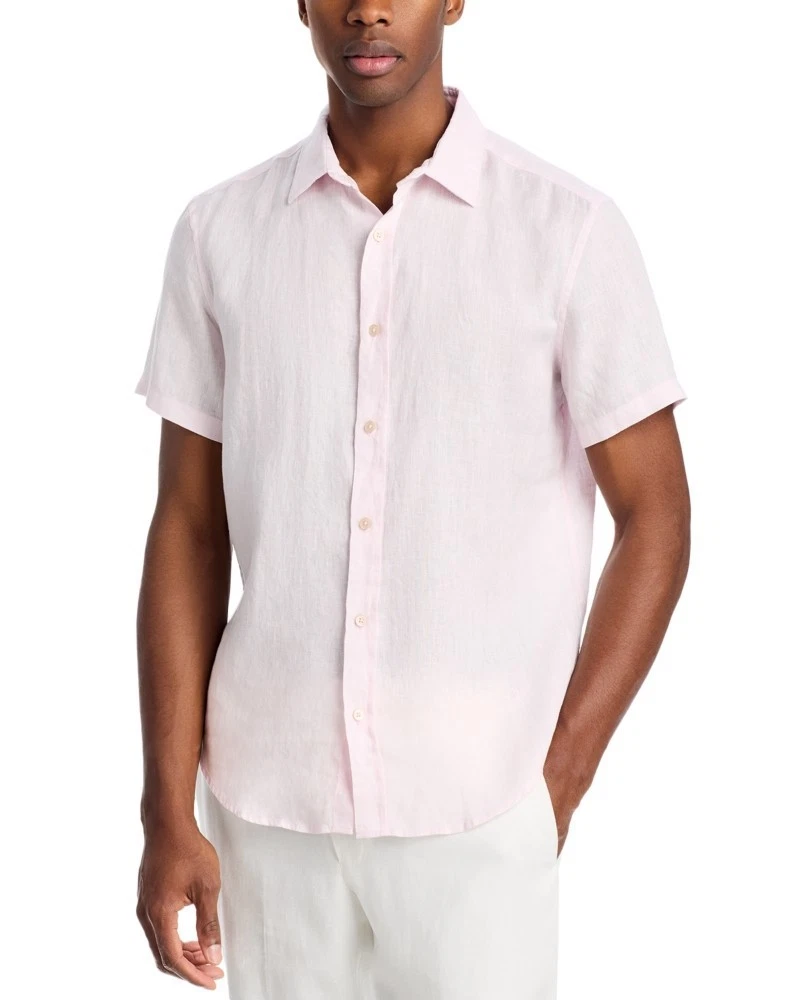 The Men's Store Short Sleeve Linen Shirt MSRP $98
Opens in a new window or tab