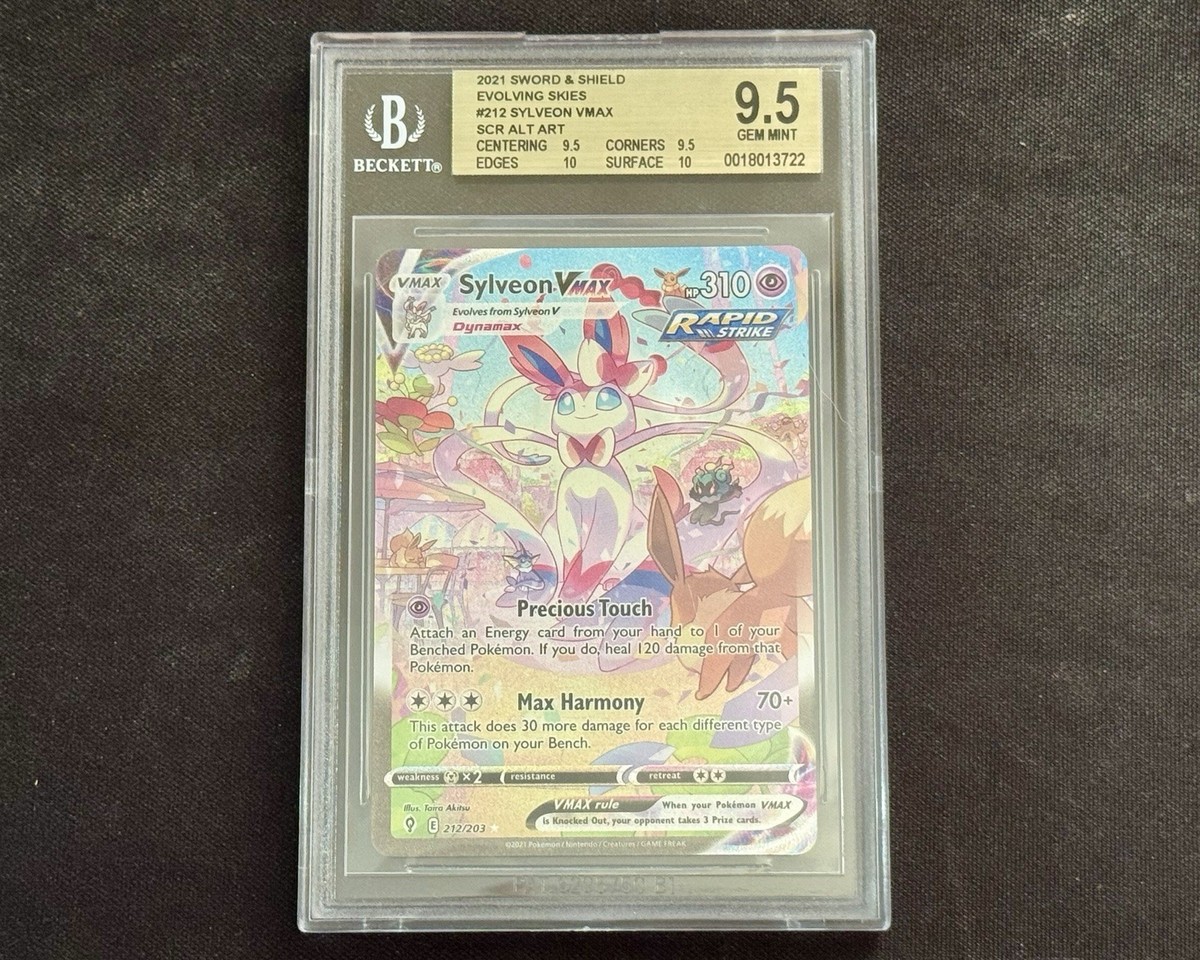 Pokemon Sylveon VMAX Evolving Skies Secret Rare Full Alt Art
