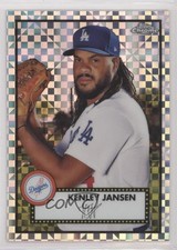 2021 Topps Chrome Platinum Anniversary X-Fractor Kenley Jansen #344 fm0