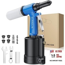 Pneumatic rivet gun Air Riveter 3/32", 1/8", 5/32", 3/16" for 3097 lbf