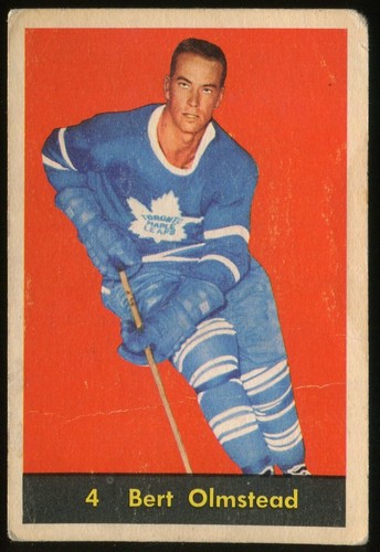 Bert Olmstead #4 1960 Parkhurst card