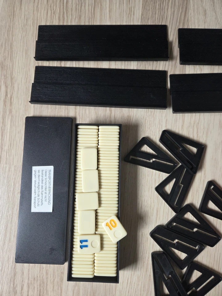 RUMMY Reisespiel WEICO mit Tasche – Zahlensteine • Klassiker • Vollständig  - Bild 3 von 4