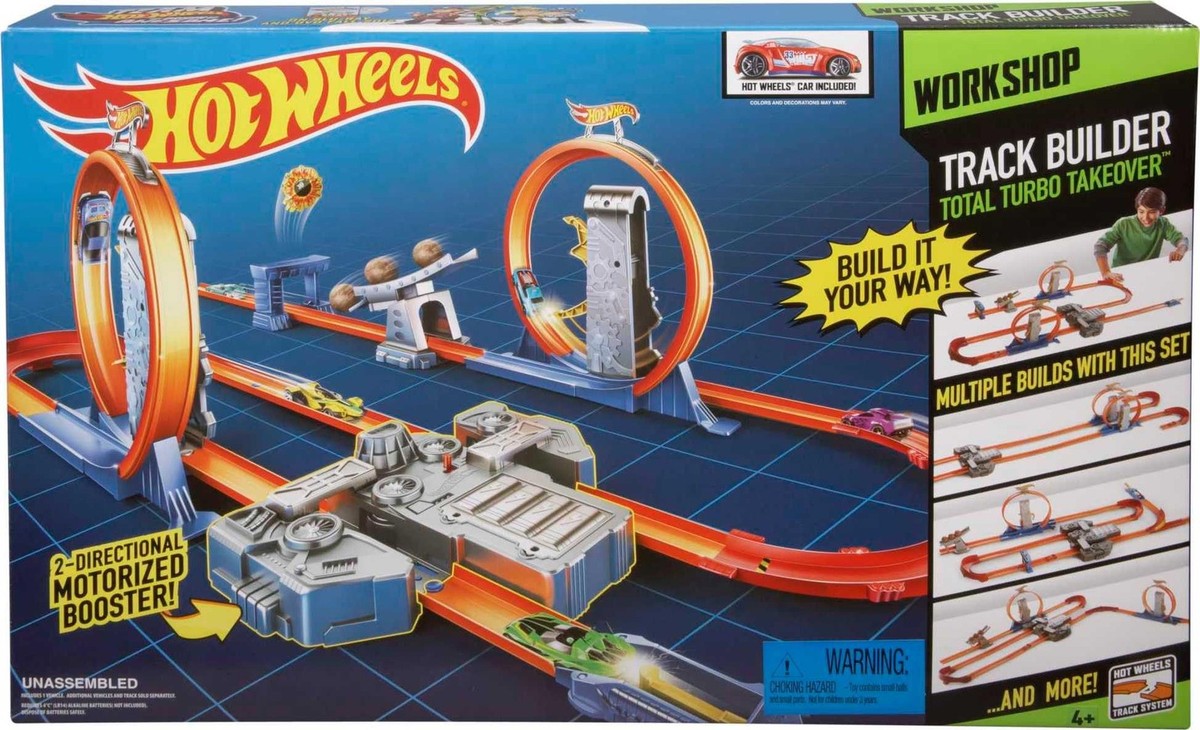 Hot Wheels BGX89 Track Builder Total Turbo Takeover Set for sale