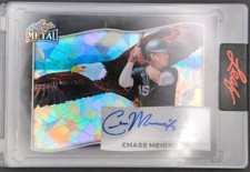 CHASE MEIDROTH 2025 Leaf Metal Independence Day AUTO Crystal #1/1 Red White Sox
