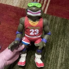 Donatello Vintage 1992 13" Ninja Turtles Giant Slam Dunkin #23 Basketball Figure
