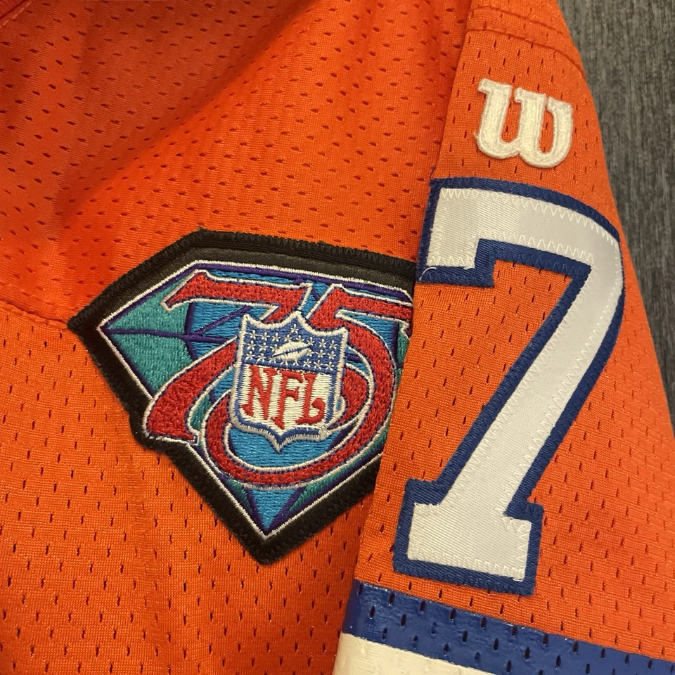 CAMISETA ELWAY 42 VINTAGE HECHA EN EE. UU. WILSON PRO LINE AUTÉNTICA DENVER BRONCOS #7 Foto 2 de 4