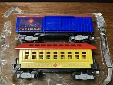 C & C Railways Toy Train Cars