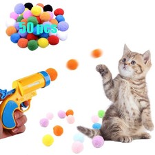 50Pcs Cat Launcher Cat Toys Balls Best Cat Toys for Bored Cats Cat Toys Launc...